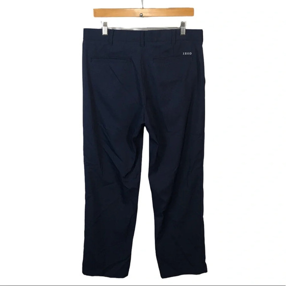 MJ495 Mens Izod Golf Straight Leg Performance Flat Front Chino Pants 33x32 - Picture 5 of 7